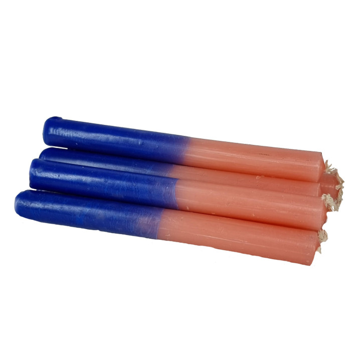 10 candele rosa e blu (15×15)