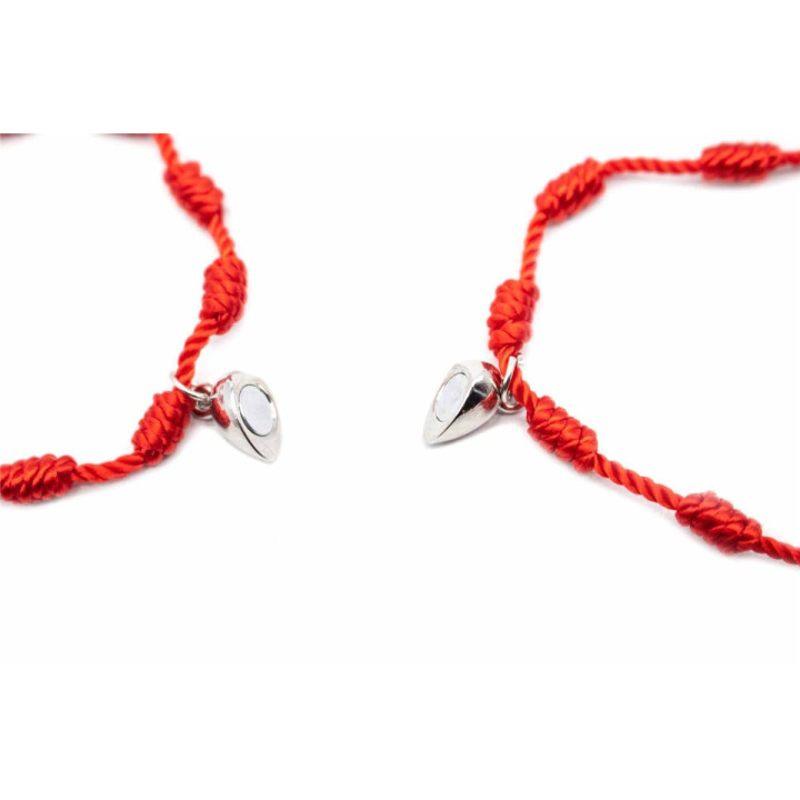 Armband 7 Knoten - Herz "Magnet" 2 Einheiten