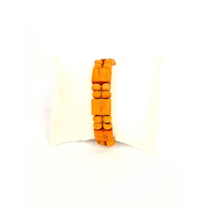 Pulseira Budista em Madeira