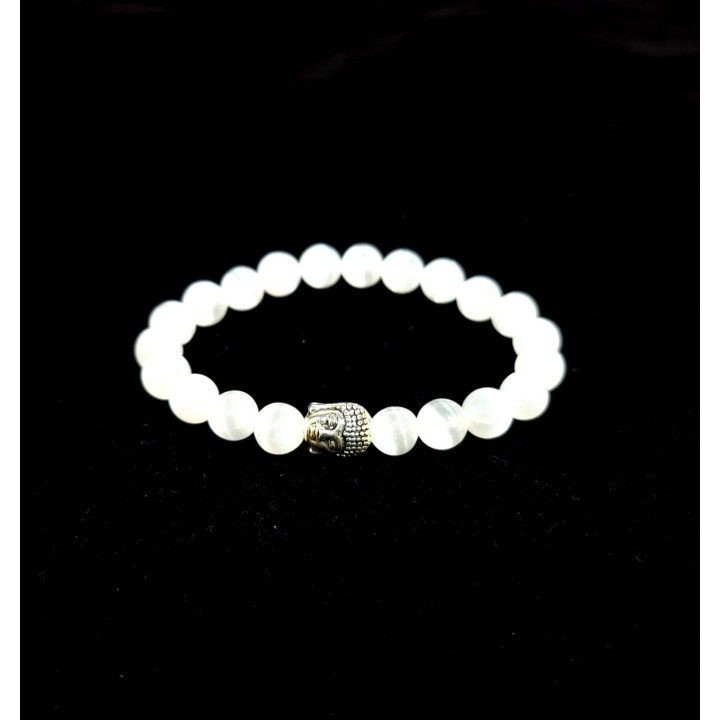 Bracciale Selenite con Pendentino