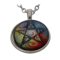 Collier de Chance Pentagramme - Argenté