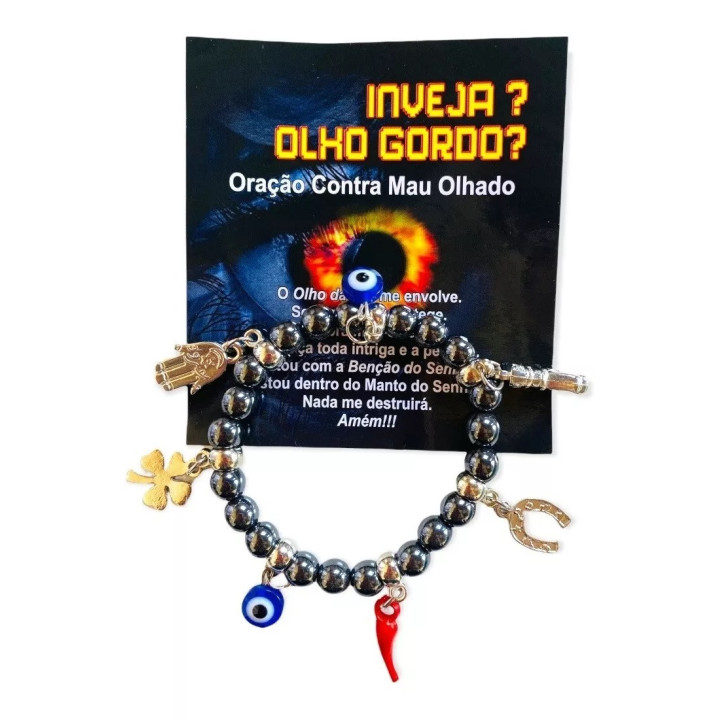 Pulseira de Proteção Contra Inveja e Olho Gordo