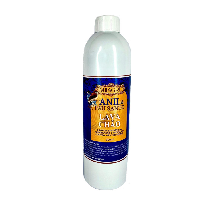 Anil & Pau Santo Lava Chão 500ml – Milagre | Limpeza Energética, Proteção do Lar e Harmonia Espiritual