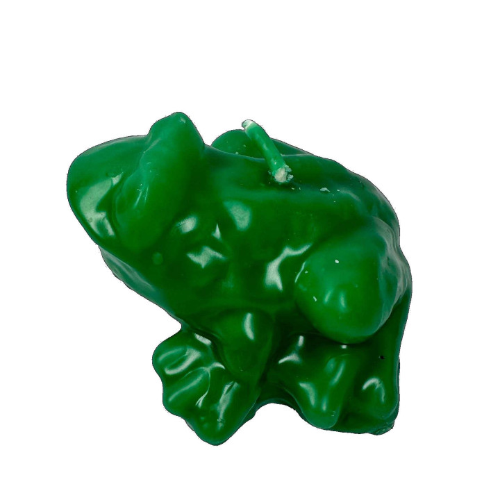 Bougie Grenouille Verte – Prospérité, Chance et Ouverture des Chemins Financiers