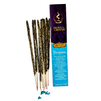Encens Organique Turquoise avec Cristaux Naturels | Protection et Harmonie