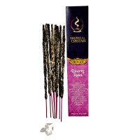 Encens Organique Quartz Rose avec Cristaux Naturels | Amour et Harmonie
