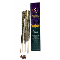 Onyx Organic Incense with Natural Crystals | Protection & Inner Strength