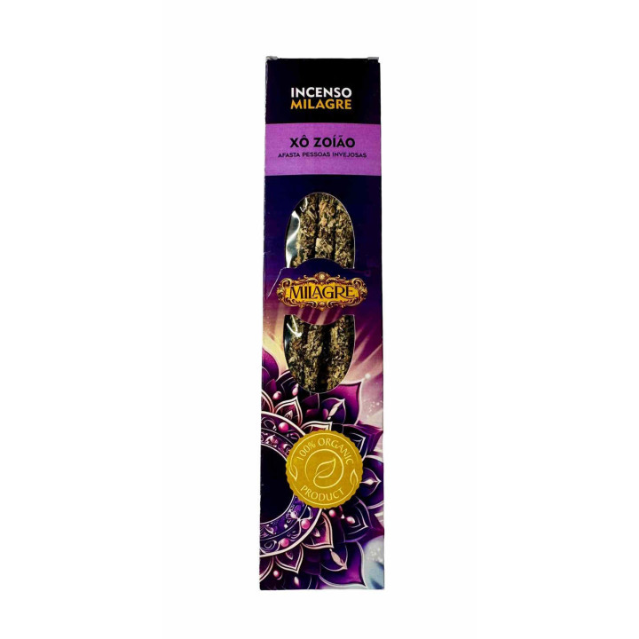 Encens Organique Zoião Milagre 20g | Protection contre l’Envie et le Mauvais Œil