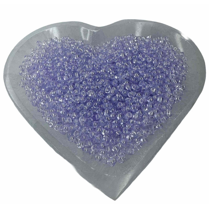 Perline Lavanda Traslucide 220g | Per Lavori Spirituali e Artigianali