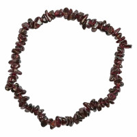 Bracciale Granato (Chip) | Pietra Naturale Elastica