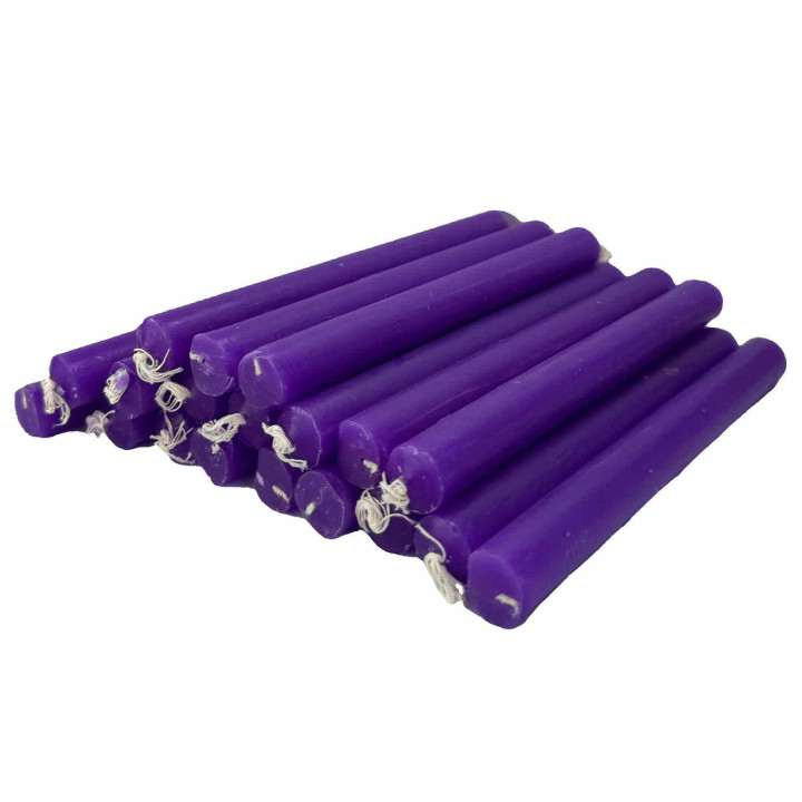 1 Kg de Velas Lilás | Velas para Rituais e Espiritualidade