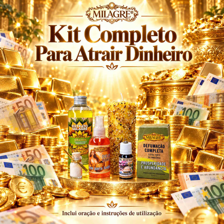 Kit Completo Para Atrair Dinheiro