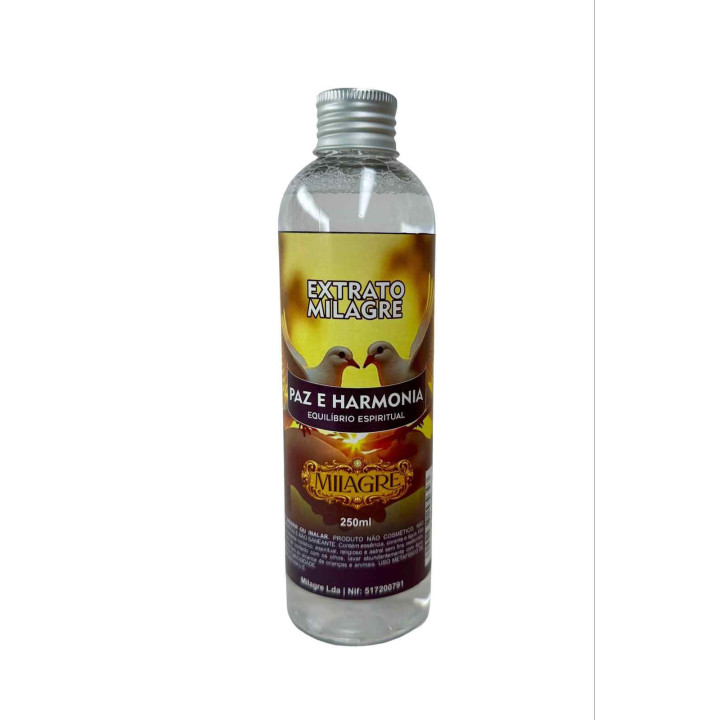 Banho Paz e Harmonia 250ml – Equilíbrio Espiritual | Milagre
