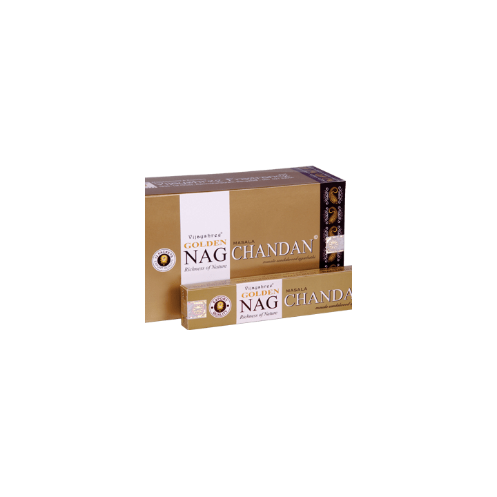 incenso golden nag chandan 15gr – scatola da 12
