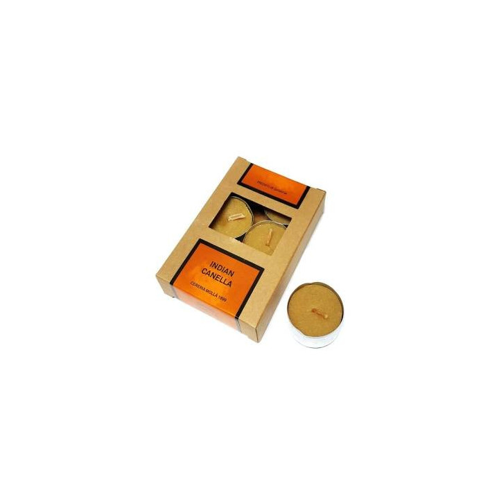 candela tealight cannella – set di 6